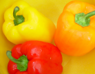 Picture of colorful bell peppers.